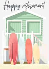 Happy Beach Hut Retirement created by Annie