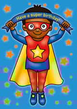 have a super happy birthday ! superhero boy! created by Rowey Coops