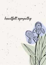 Heartfelt Sympathy Greeting Card created by SLW Prints