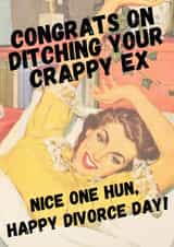 Divorce Congrats card created by Pier 34 Interiors