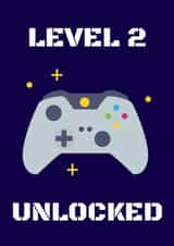 Gaming 2nd Second Birthday for 2 Year Olds created by Evezee