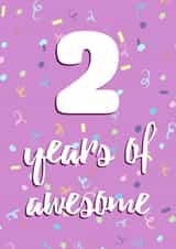 2nd Birthday for an Awesome 2 Year Old Girl created by Evezee