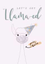 Let’s get llama-ed Birthday Card created by Magpie Designs UK