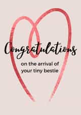 Cute card for new parents created by Kate Hitchman