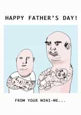 Mini-Me Father's Day Card created by LIKKS Greeting Cards