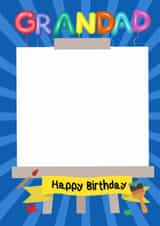Draw your own design Grandad birthday card created by Kerrylovescards