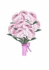 Anniversary pink bouquet created by JeJu Studio