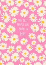The Best People Are Born in May! created by Poppy & Mabel