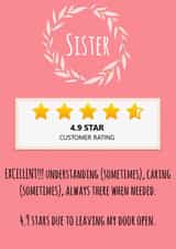 For A Special Sister Birthday card created by Creative Creator