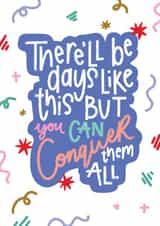 Conquer All - Mental Health Card created by Michelle Robyn