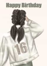 Trendy Teenager 16th Birthday created by EL ILLUSTRATES