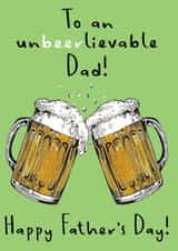 Unbeerlievable Father's Day Card created by Amy Florence Design