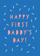 First father's day card from baby created by Heather Alstead Design LTD