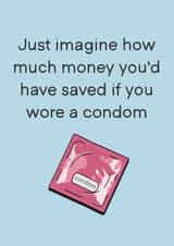 Father's Day Wear A Condom Card created by Cheeky Kards