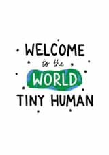 New Baby Tiny Human Card created by Hello Dobbs
