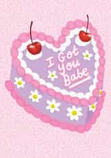 Love you, I got you Babe Friendship card created by The Stylist Illustrates