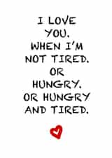 Funny romance love card 1001 created by Moose Master