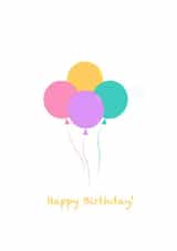 Bunch of balloons Birthday card! created by Hundreds & Thousands