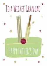 Grandad Cricket Father's Day card created by Missycards