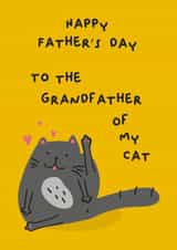 Happy Father's Day to the grandfather of my cat created by PaperJam Print Co.