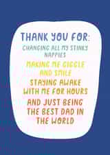 Happy Fathers day Dad Card created by Little Mint Prints