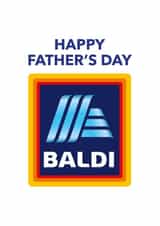 Baldi Aldi Father's Day Card created by Superlush Cards