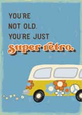 Super retro birthday card created by Deborah Chou