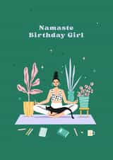 Namaste Birthday Girl 1000 created by Charly Clements