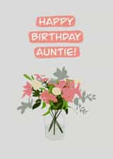 Auntie’s Birthday Flowers created by @lydiapimmdraws