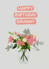 Granny’s Birthday Flowers created by @lydiapimmdraws