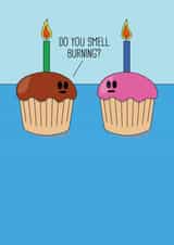Funny Birthday Cupcake Joke created by Nifty Cards