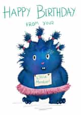 Happy Birthday from your little monster! created by Nattie Threads