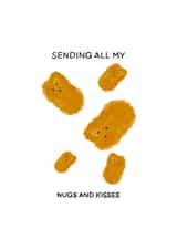 Nugs and kisses thinking of you card created by DigitalByHarry