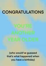 Sarcastic birthday card created by Maisie’s Magical Memories