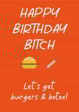 Happy Birthday B*tch Selling Sunset Card created by KGP Designs