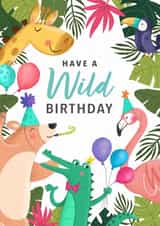 Birthday - For Kids - Cute - Animals created by Dalia Clark Design