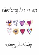 Fun Birthday Card - For Her - Hearts created by Thankful Cards