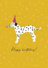 Dalmatian Happy Birthday Card created by Forest & Fig