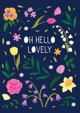 Oh Hello Lovely Floral created by Forest & Fig