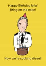 Line of Duty Ted Hasting saying inspired birthday card created by Karentoons