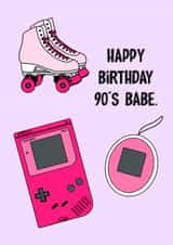 90s Babe Birthday Card created by Aimee McFadden