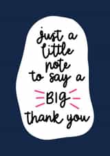 A Big Thank You Greetings Card created by Aimee McFadden