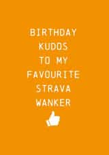 Birthday Kudos, Strava birthday card 1000 created by Urban Collie