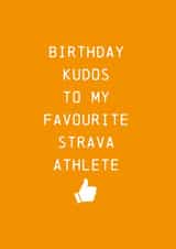 Birthday Kudos, Strava birthday card 1001 created by Urban Collie