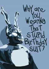Donnie Darko Frank the Bunny Birthday Card created by Harley's Designs