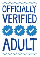 Officially becoming an adult Birthday card created by @LIKEYPARK