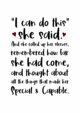 I Can Do This created by And You Can Quote Me