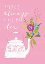 Pretty Birthday Card - Teapot - For Her created by Joanna Clay Design