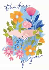 Floral Thinking Of You Card created by Joanna Clay Design