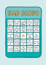Dad Bingo Father's Day Card created by Poppet and Moose